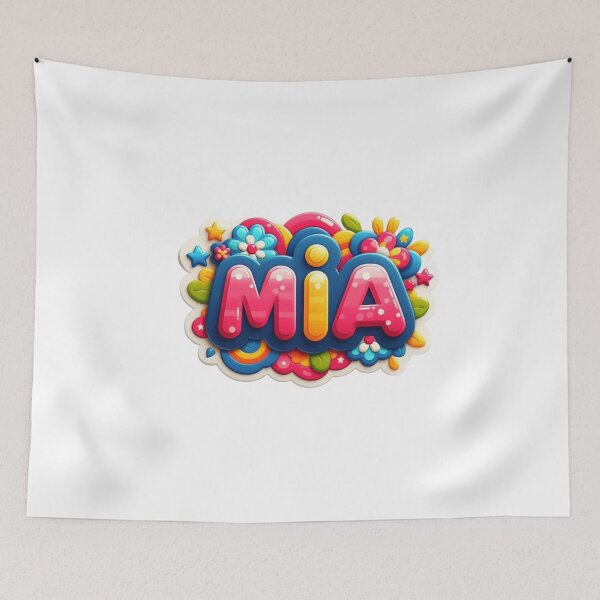 Item preview, Mia Name – Cute Style with Modern Charm designed and sold by Lellenatavarez.