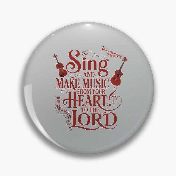 Item preview, Sing and Make Music From Your Heart to the LORD designed and sold by jmatix.