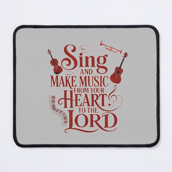 Item preview, Sing and Make Music From Your Heart to the LORD designed and sold by jmatix.