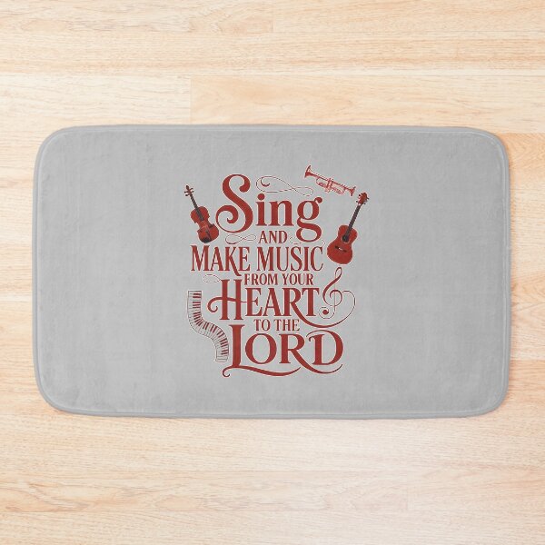 Item preview, Sing and Make Music From Your Heart to the LORD designed and sold by jmatix.
