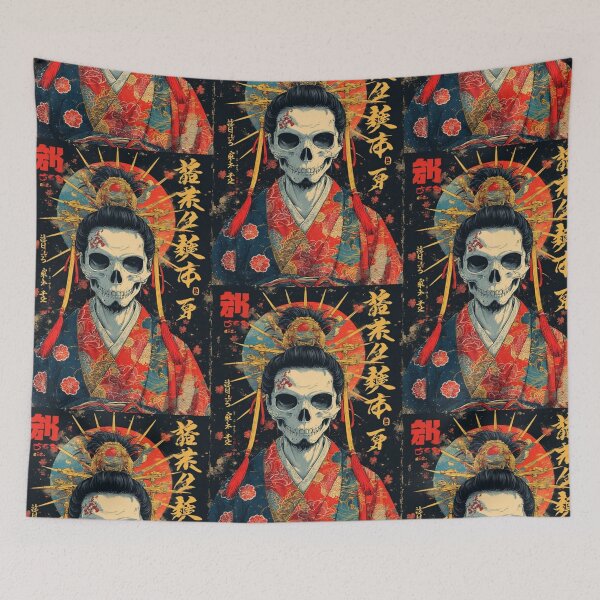 Item preview, SAMURAI SKULLS: Honor, After Death designed and sold by FANTASY FRENZY.