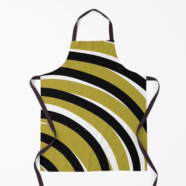Item preview, Luxury Gold and Black Concentric Waves - Mid-Century Modern Pattern designed and sold by AtaraxiaCabin.