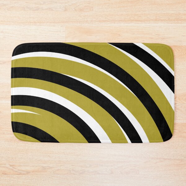 Item preview, Luxury Gold and Black Concentric Waves - Mid-Century Modern Pattern designed and sold by AtaraxiaCabin.