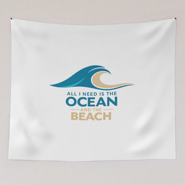 Item preview, All I Need Is The Ocean And The Beach designed and sold by LuveraxArt.