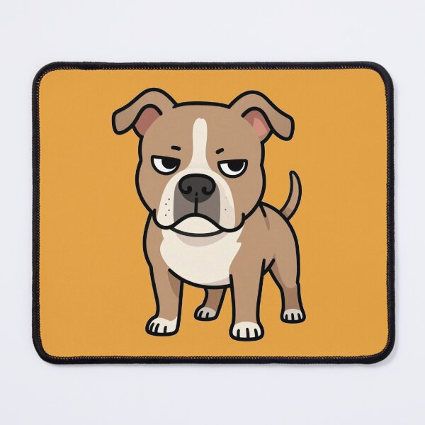Item preview, Angry Bulldog Mascot – Fierce Cartoon Dog Gaming Design designed and sold by MerlinWear.