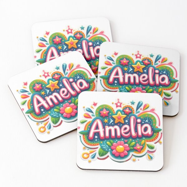 Item preview, Amelia Name Design – Elegant Style with Graceful Appeal designed and sold by Lellenatavarez.