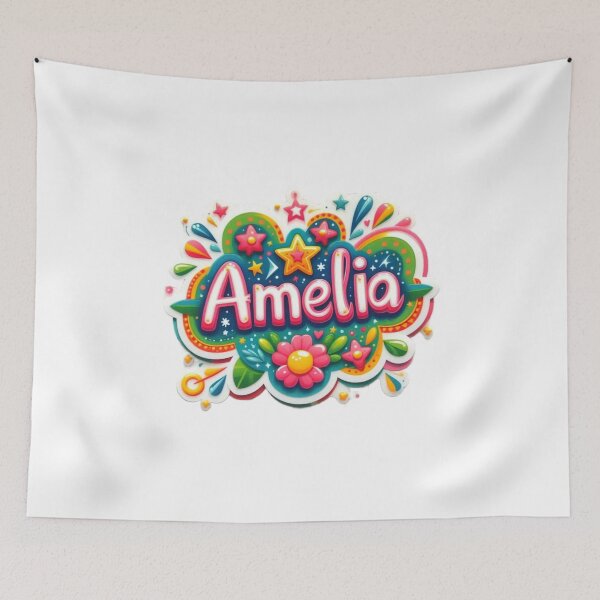 Item preview, Amelia Name Design – Elegant Style with Graceful Appeal designed and sold by Lellenatavarez.