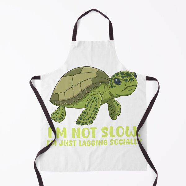 Item preview, Lagging Socially - Funny Sea Turtle designed and sold by Sandramanhaten.