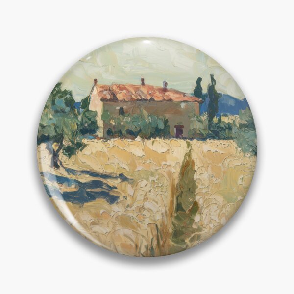 Item preview, Golden Wheat Field in Provence | French Farmhouse Landscape designed and sold by CARRAANN.