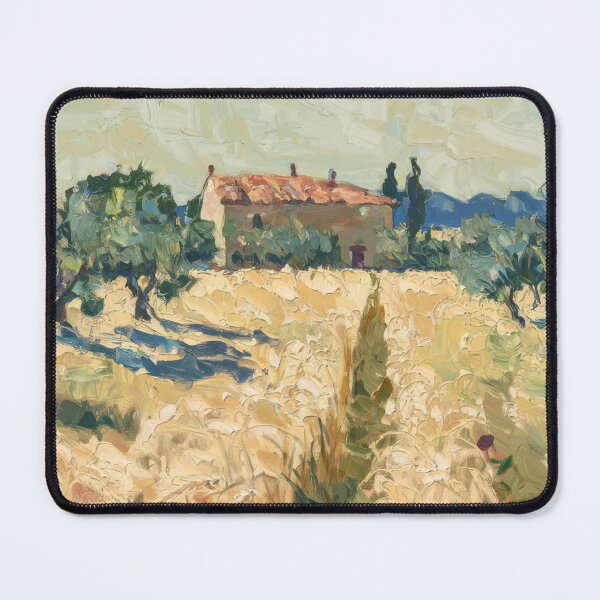 Item preview, Golden Wheat Field in Provence | French Farmhouse Landscape designed and sold by CARRAANN.