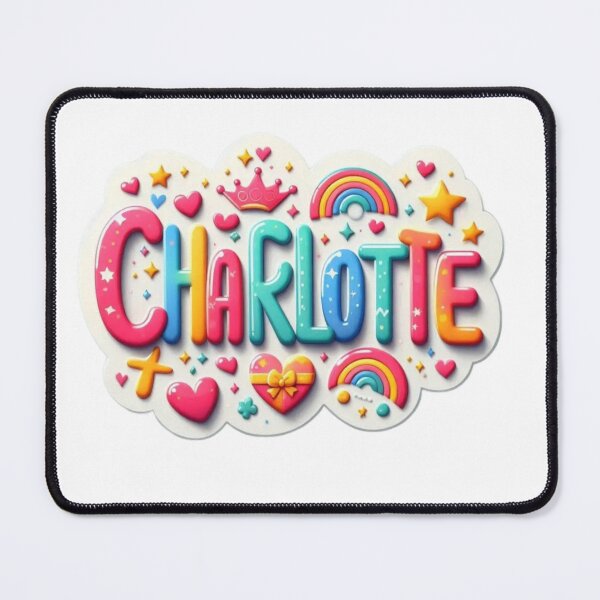 Item preview, Charlotte Name Design – Classic Style with Elegant Charm designed and sold by Lellenatavarez.
