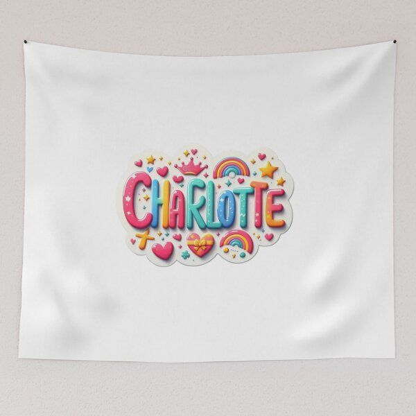 Item preview, Charlotte Name Design – Classic Style with Elegant Charm designed and sold by Lellenatavarez.