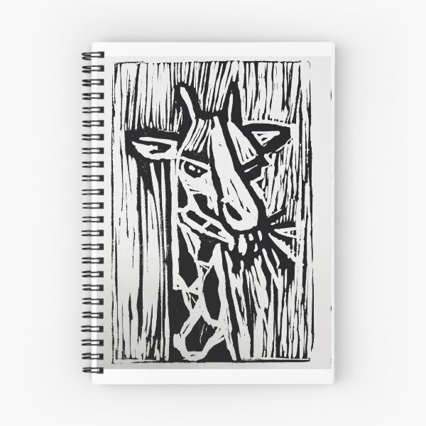 Item preview, Giraffe Eating (Printmaking) Black & White  designed and sold by hannaHKyong.