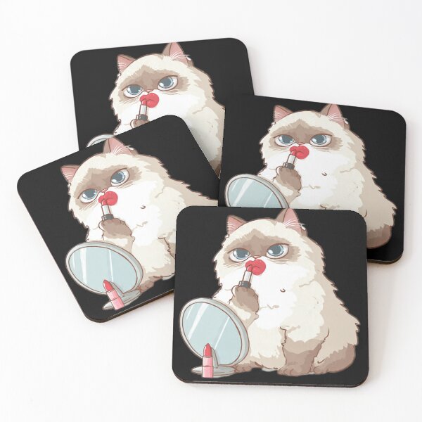 Item preview, Grumpy Cat Makeup Disaster Morning Mood designed and sold by Moody Vibes Studio.