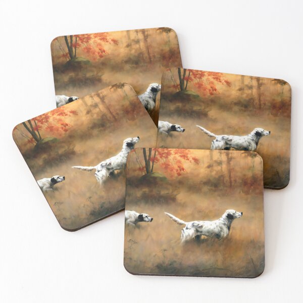 Item preview, English Setters in a Field - Percival Leonard Rosseau designed and sold by Jon-Baran.