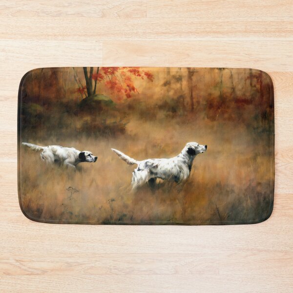 Item preview, English Setters in a Field - Percival Leonard Rosseau designed and sold by Jon-Baran.
