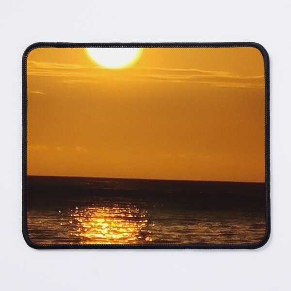 Item preview, Blazing golden sunset over the sea designed and sold by HemiShap.