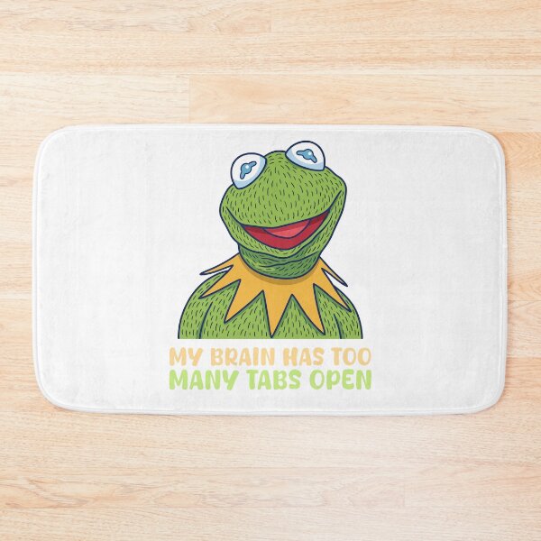 Item preview, My Brain Has Too Many Tabs Open - Funny Frog designed and sold by Sandramanhaten.