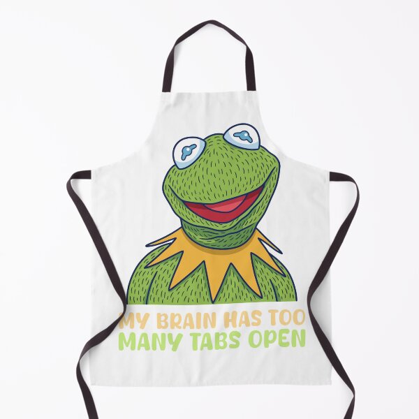 Item preview, My Brain Has Too Many Tabs Open - Funny Frog designed and sold by Sandramanhaten.