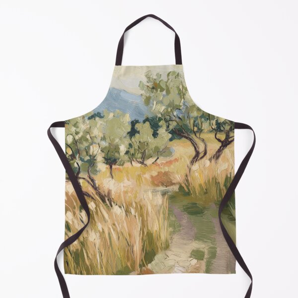 Item preview, Soft Olive Trees and Country Path | French Countryside Art designed and sold by CARRAANN.