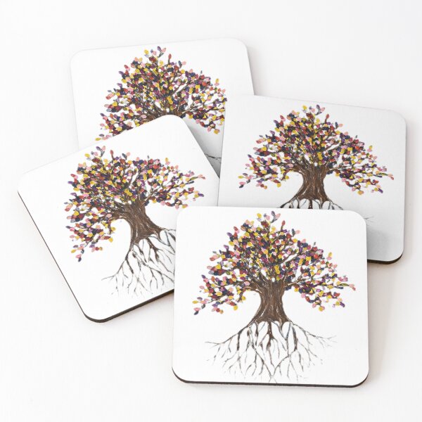 Item preview, Abstract Colorful Tree of Life Painting  designed and sold by BigBobInk.
