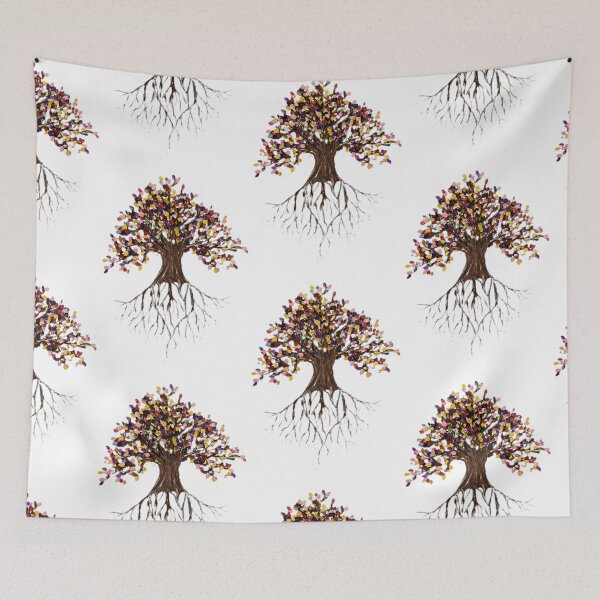 Item preview, Abstract Colorful Tree of Life Painting  designed and sold by BigBobInk.
