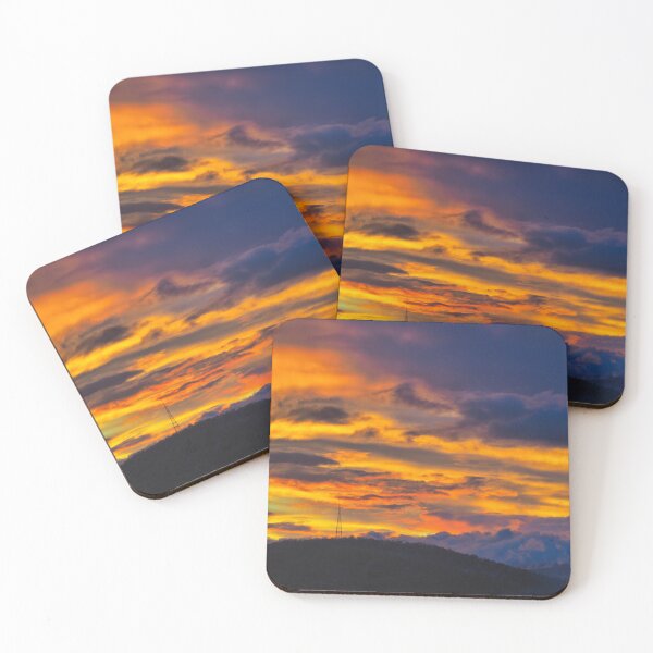 Item preview, Dramatic Sunset Over Brisbane Australia designed and sold by pcole123.