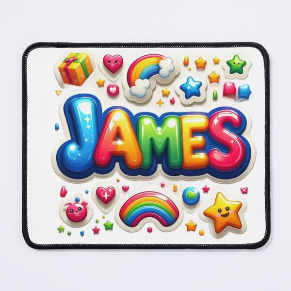 Item preview, James Name Design – Classic Style with Timeless Appeal designed and sold by Lellenatavarez.