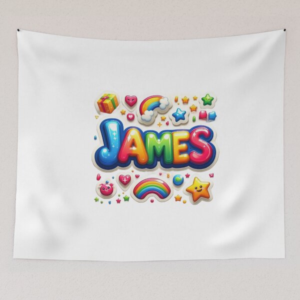 Item preview, James Name Design – Classic Style with Timeless Appeal designed and sold by Lellenatavarez.