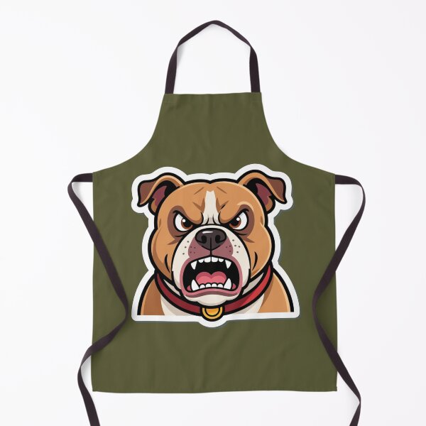 Item preview, Barking Bulldog Mascot – Fierce Dog Cartoon Gaming Design designed and sold by MerlinWear.