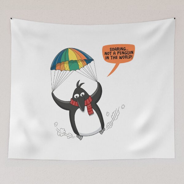 Item preview, Soaring... Not a Penguin in the World designed and sold by Sandramanhaten.