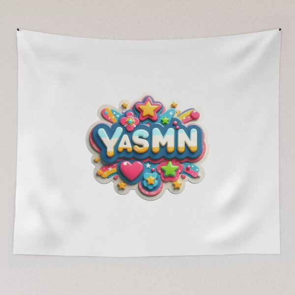 Item preview, Yasmn Name Design – Modern Style with Unique Appeal designed and sold by Lellenatavarez.
