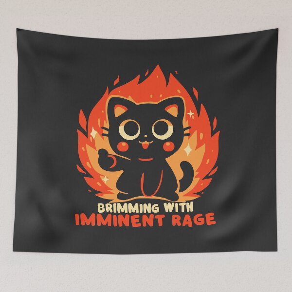 Item preview, Brimming with Imminent Rage designed and sold by TechraNova.