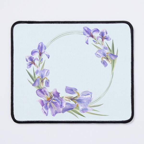 Item preview, Iris Floral Wreath designed and sold by Flowersforbear.