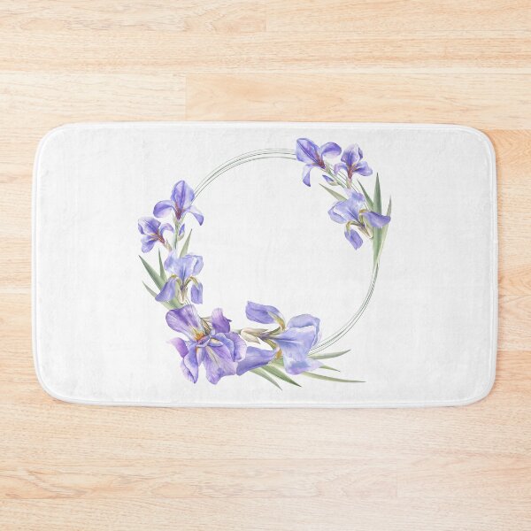 Item preview, Iris Floral Wreath designed and sold by Flowersforbear.