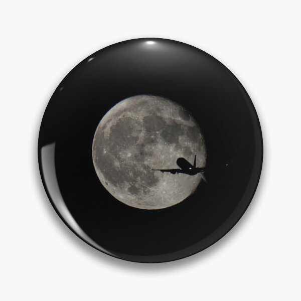 Item preview, Moon and Airplane Wall Art – Dreamy Style Decorative Artwork designed and sold by Lellenatavarez.