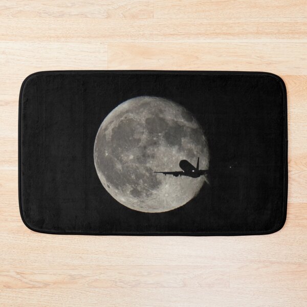 Item preview, Moon and Airplane Wall Art – Dreamy Style Decorative Artwork designed and sold by Lellenatavarez.