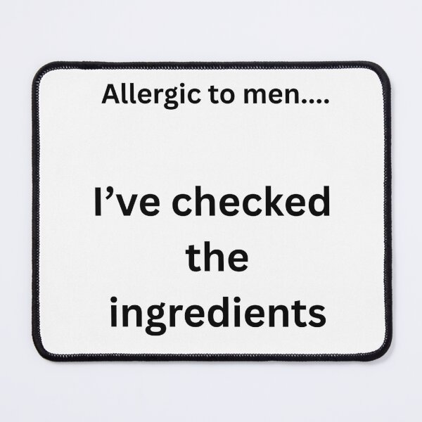 Item preview, Allergic to men designed and sold by DETACHMENT ERA By: Sitting down with Tiffany.