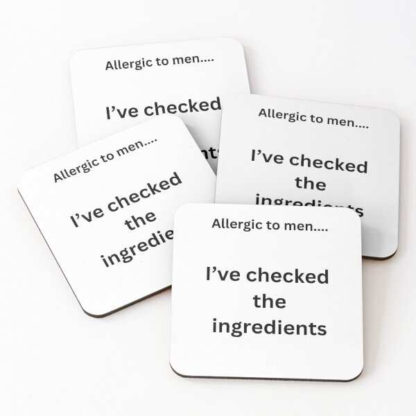 Item preview, Allergic to men designed and sold by DETACHMENT ERA By: Sitting down with Tiffany.