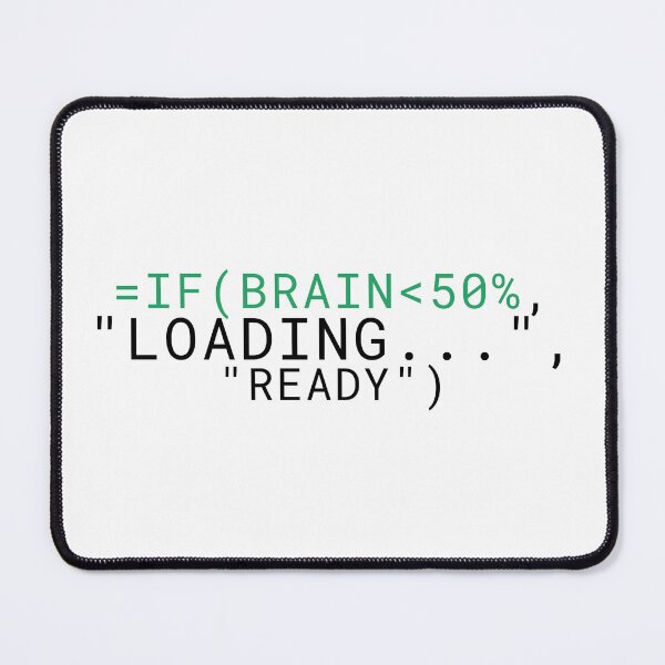 Item preview, Funny Excel Brain Loading Ready Shirt Office Humor designed and sold by DesignsO'Random.