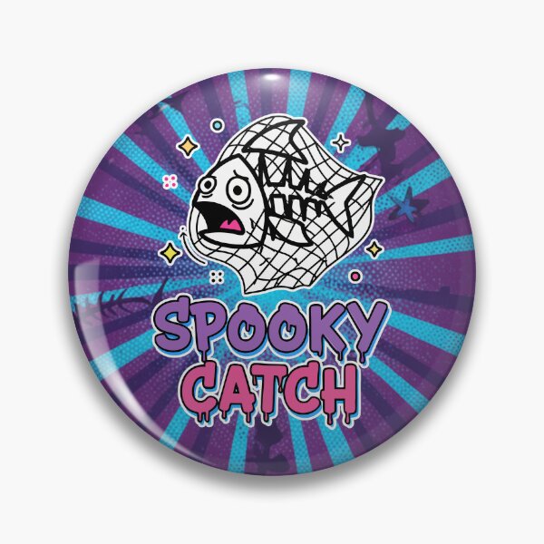 Item preview, Spooky Catch Fish Skeleton Cartoon designed and sold by Taridesign.