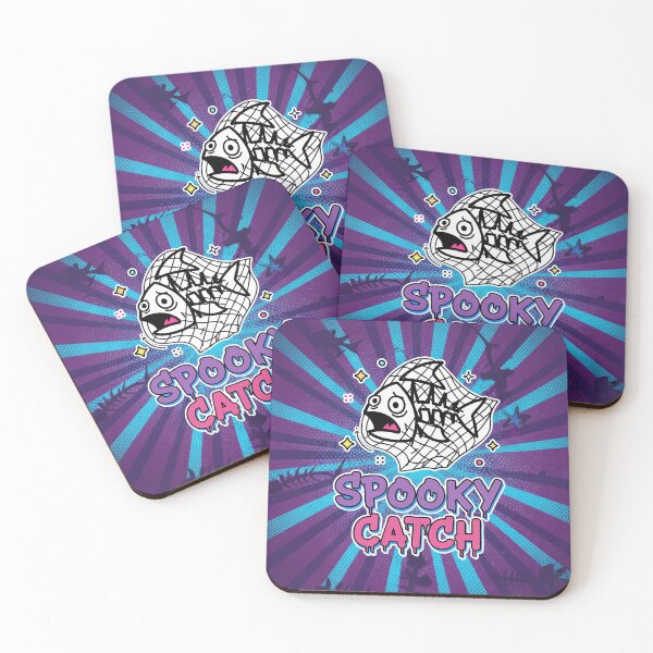 Item preview, Spooky Catch Fish Skeleton Cartoon designed and sold by Taridesign.