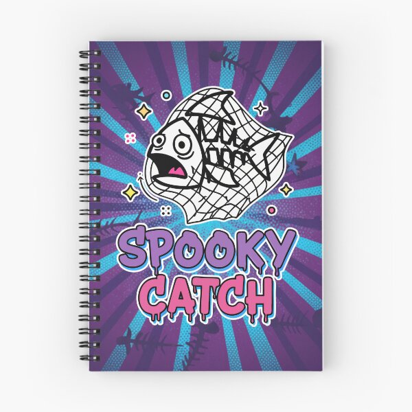 Item preview, Spooky Catch Fish Skeleton Cartoon designed and sold by Taridesign.