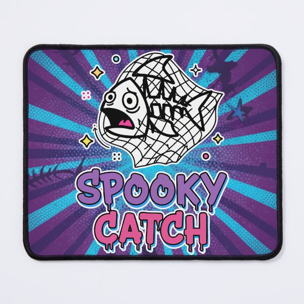 Item preview, Spooky Catch Fish Skeleton Cartoon designed and sold by Taridesign.