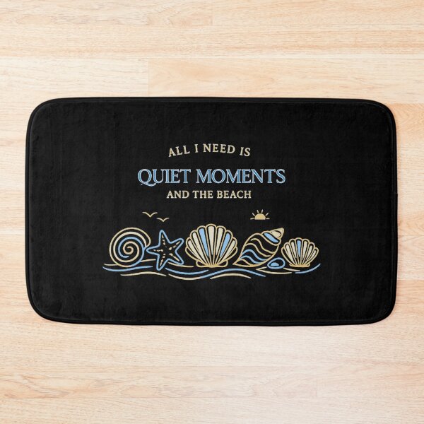 Item preview, All I Need Is Quiet Moments And The Beach designed and sold by LuveraxArt.