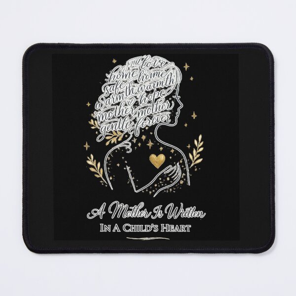 Item preview, A Mother Is Written In A Child’s Heart | Minimalist Motherhood Line Art designed and sold by MariMarArt.