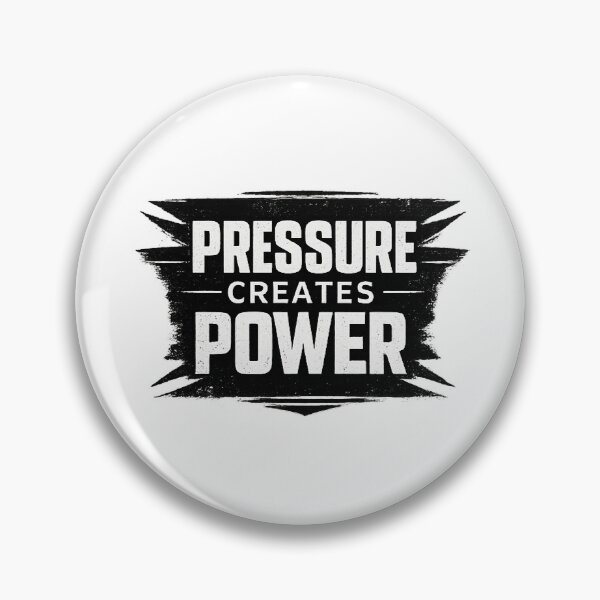 Item preview, Pressure Creates Power Bold Motivational Tactical Design designed and sold by DarioTactical.