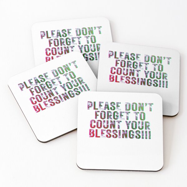 Item preview, Count Blessings Uplifting Deep Funny Humility LOVE QUOTES designed and sold by myriamprincilis.