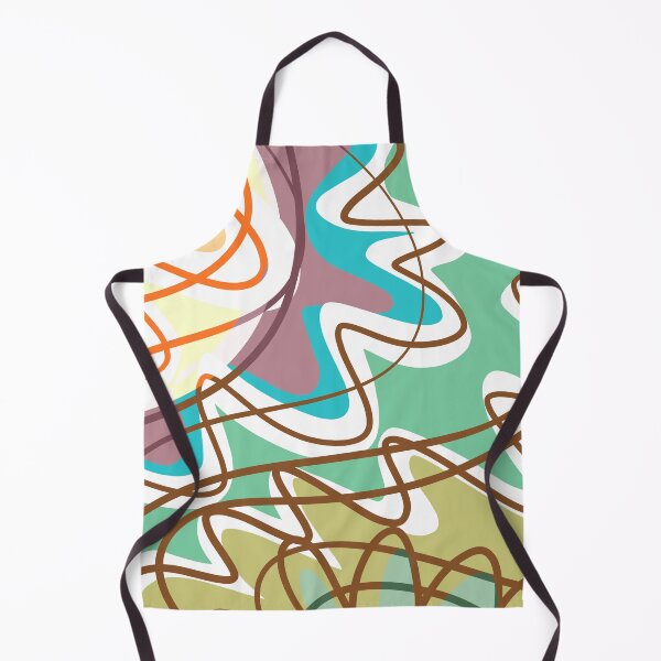 Item preview, Abstract Sun & Waves - Organic Hand-Drawn Geometric Pattern designed and sold by AtaraxiaCabin.