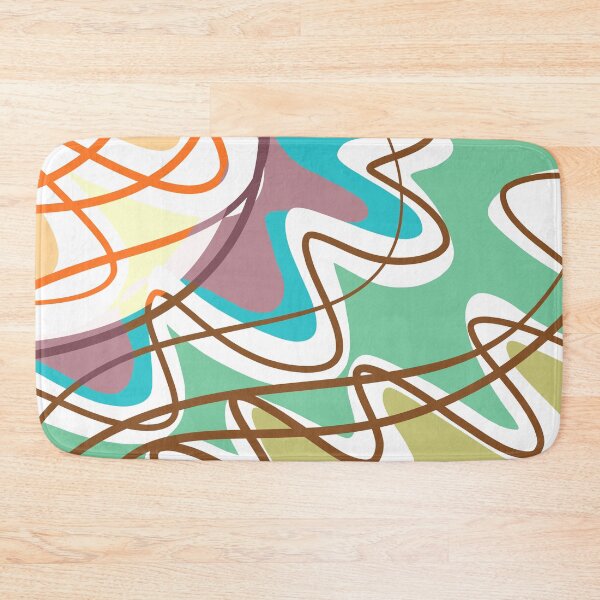 Item preview, Abstract Sun & Waves - Organic Hand-Drawn Geometric Pattern designed and sold by AtaraxiaCabin.